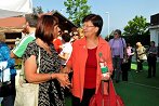 koordinatorka nacionalne mreže, ga. Majda Hrovat in predsednica ZDSGS, ga. Branka Knific